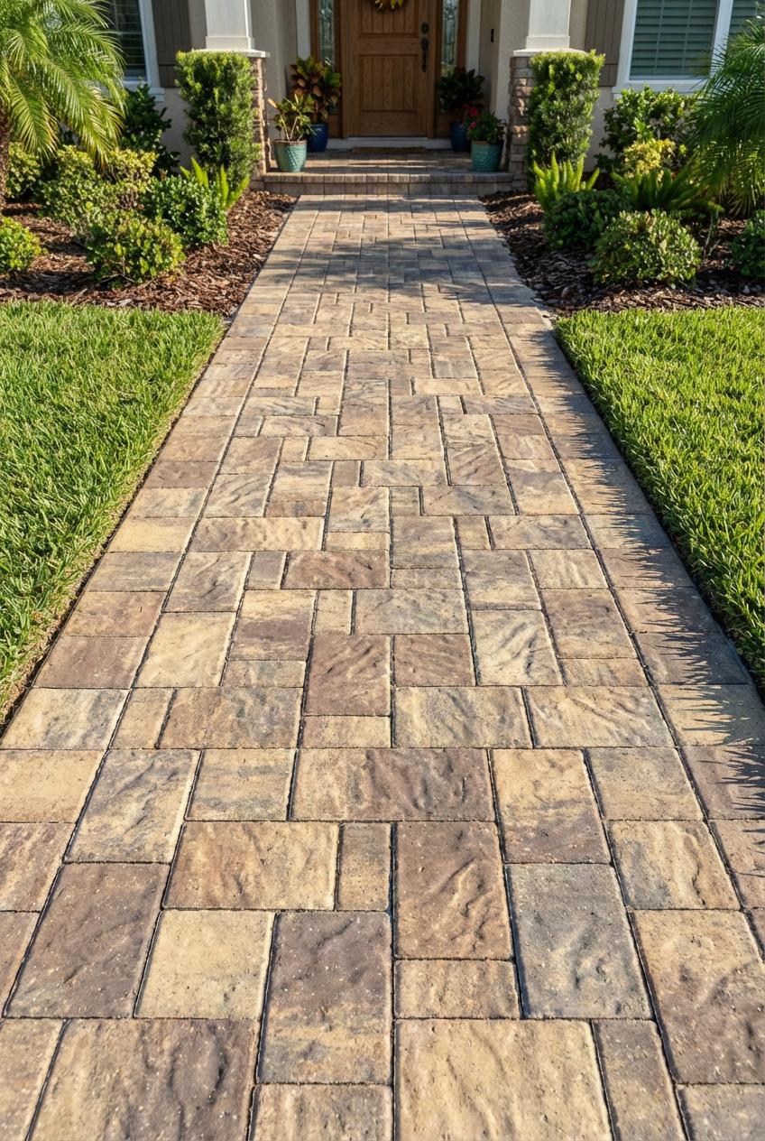 Concrete and pavers comparison in Ocoee FL