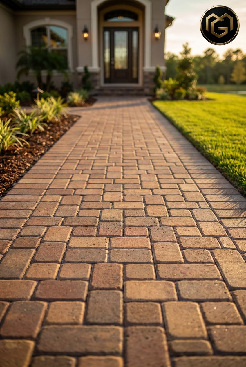 Paver driveway Winter Garden